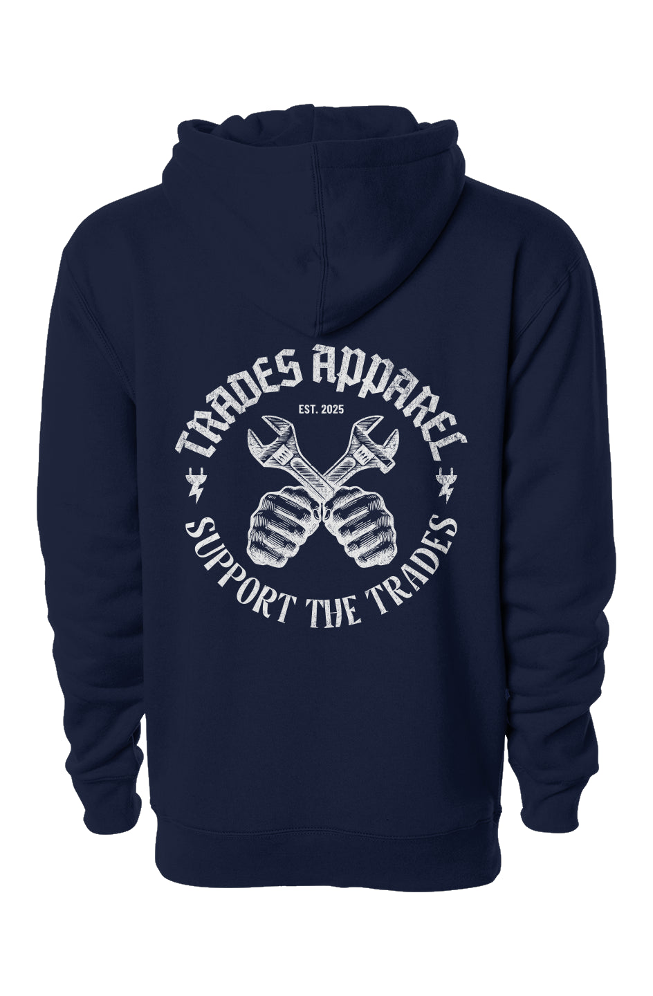 Support The Trades Heavyweight Pullover Hoodie