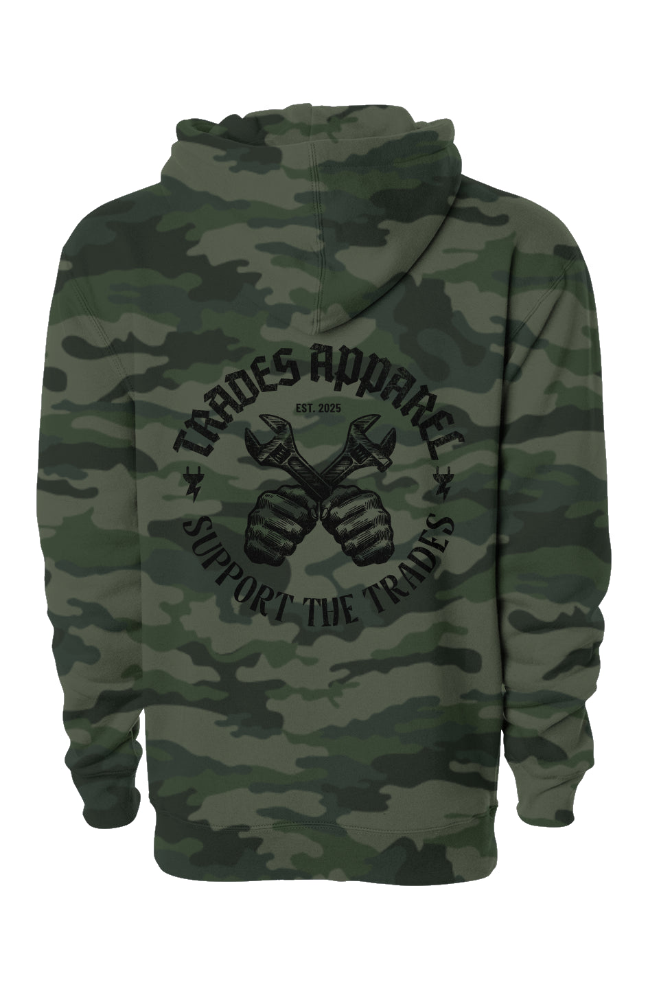 Support The Trades Heavyweight Pullover Hoodie