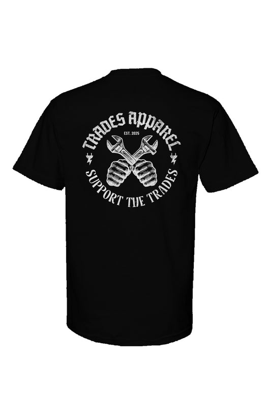 Support The Trades T Shirt (Black)