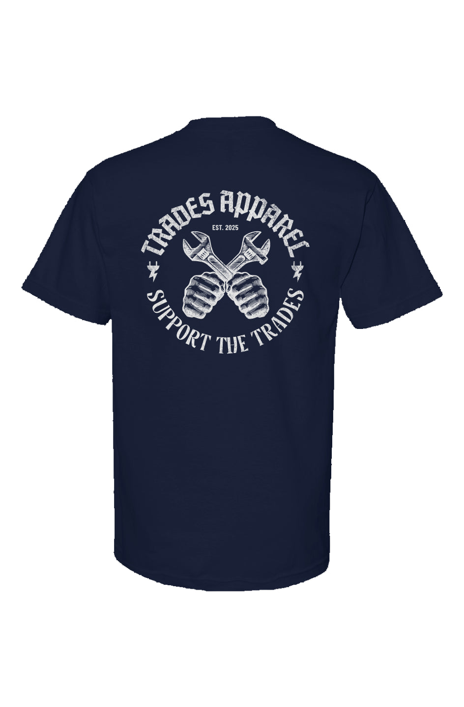 Support The Trades T Shirt (Blue)